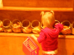 the dancer doing some shopping