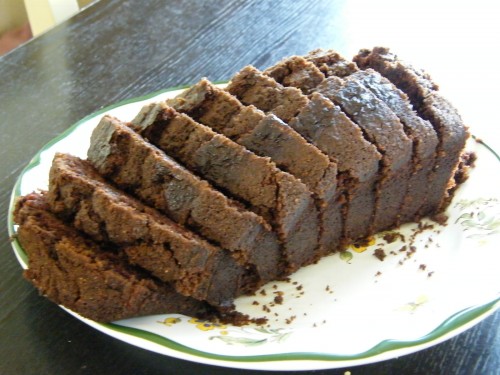 speltdensechocolateloafcake