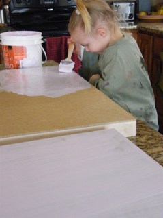 prepping cradle boards